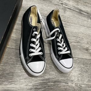 Black and white Converse